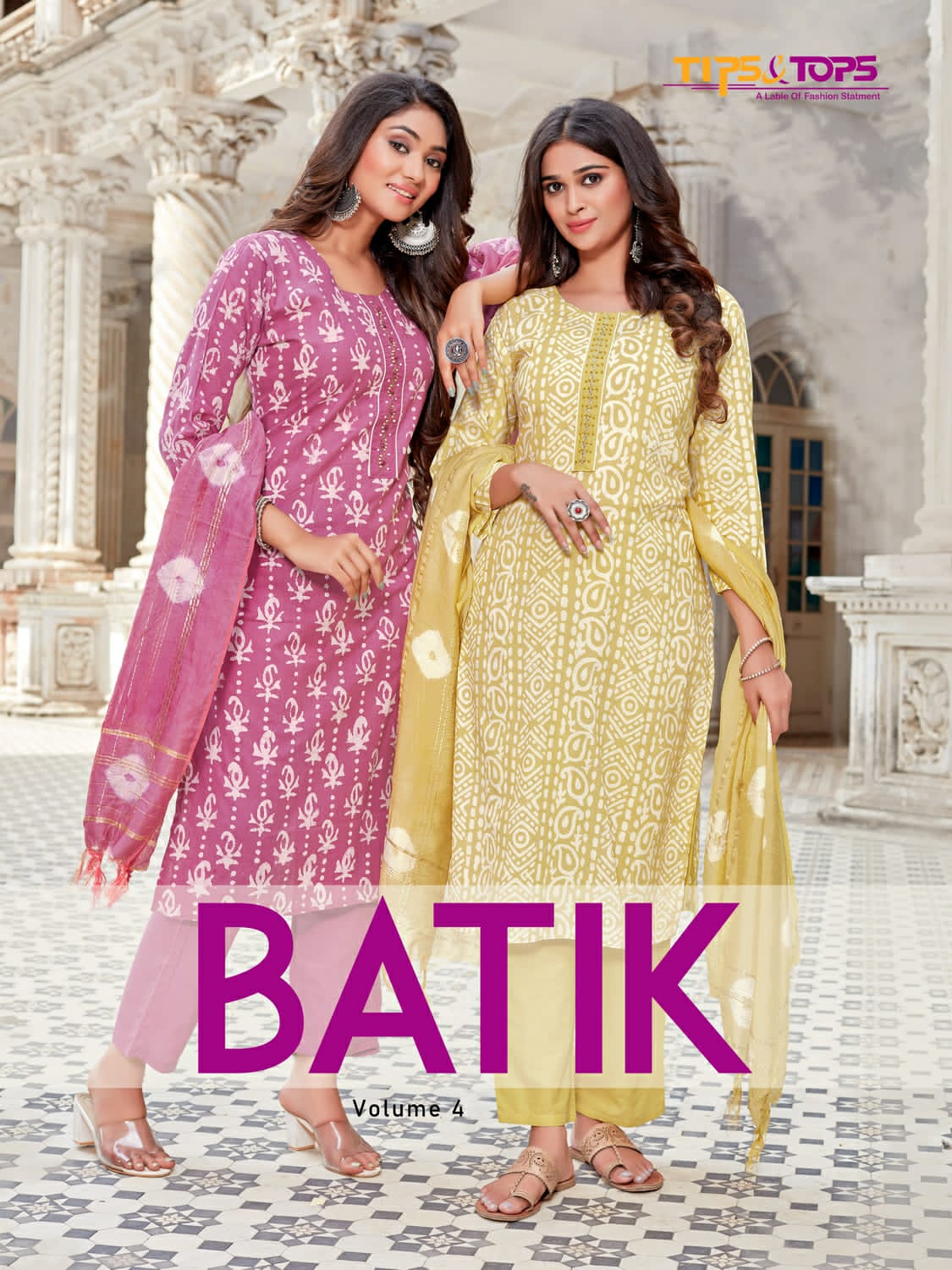 BATIK 4 Fancy Regular Wear Heavy Cotton Readymade Suit Collection